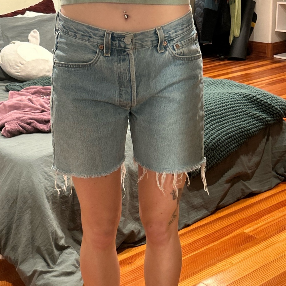 Light Wash Levi Jorts SOLD